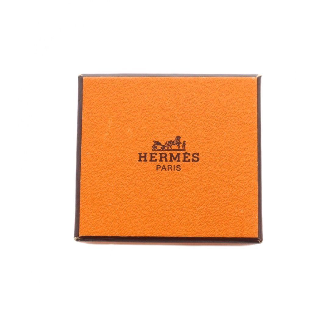  エルメス HERMES セリエ イヤリング 片側のみ クリップ式 ロゴ ルバー色 GY 11 MQ OH イヤリング アクセサリー