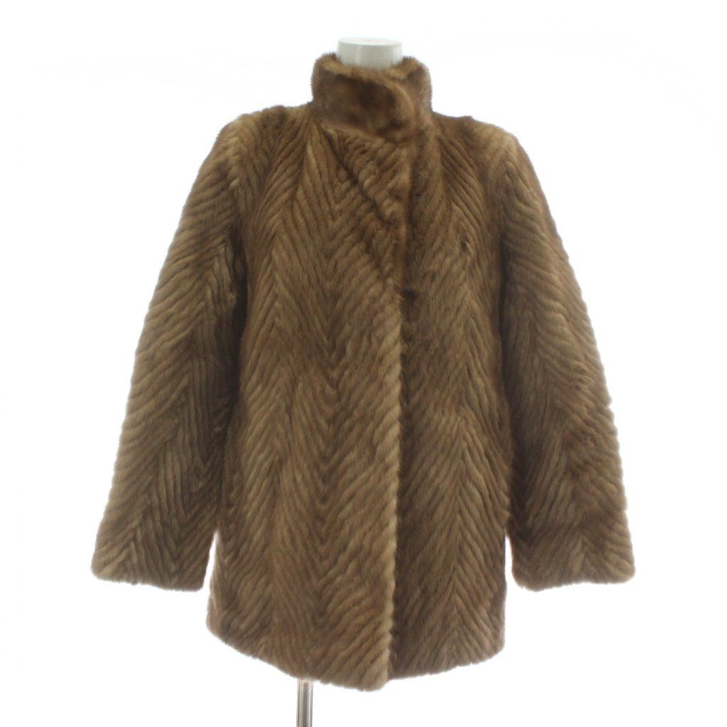 ジョセフィーヌ Josephine ファーコート アウター 毛皮 ミンク ミドル 5 茶色 ブラウン XZ GY 18