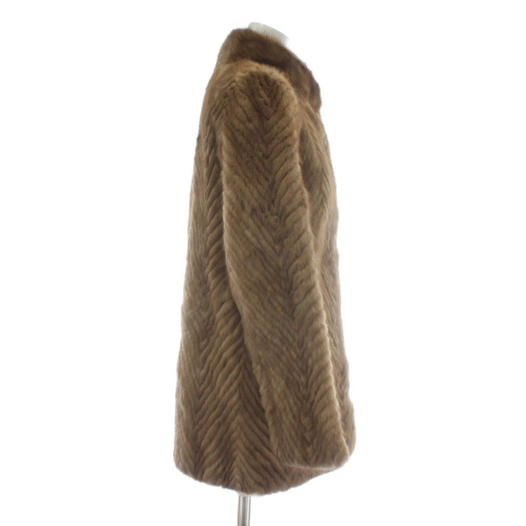 ジョセフィーヌ Josephine ファーコート アウター 毛皮 ミンク ミドル 5 茶色 ブラウン XZ GY 18