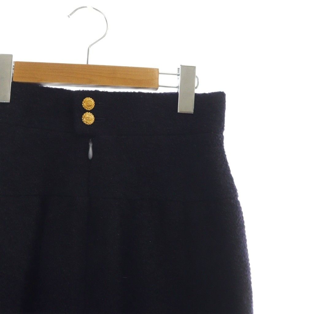 シャネル CHANEL ミドルスカート タイト ココマーク サイドライン