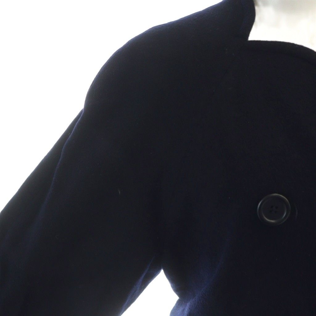 ニナリッチ NINA RICCI ピーコート Pコート ノーカラーコート ミドル