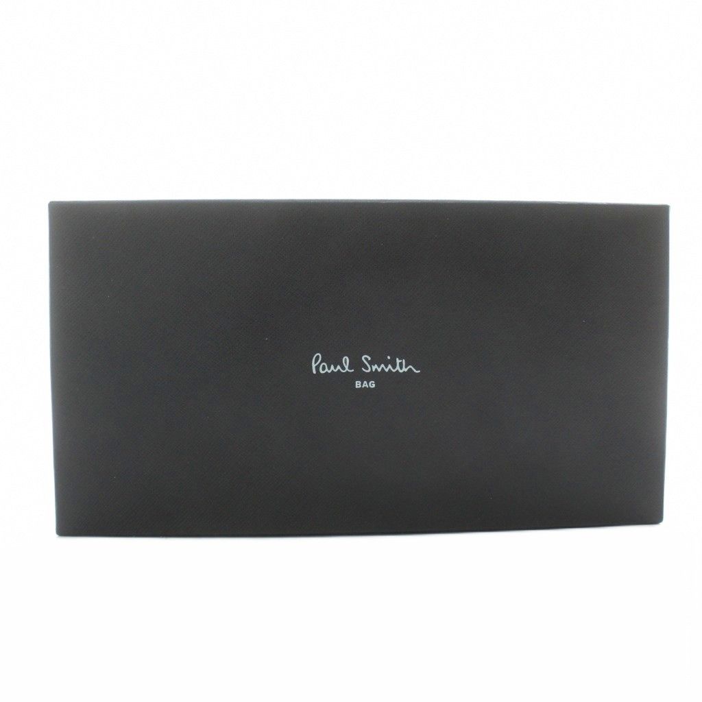【中古】ポールスミス PAUL SMITH 長財布 二つ折り レザー シティエンボス ロゴ 黒 ブラック P306 /XZ ■GY18 メンズ ポールスミス PAUL SMITH 長財布 二つ折り レザー 割引 シティエンボス