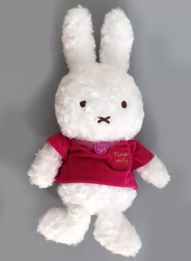 ぬいぐるみ フラワーミッフィー おおきめほわほわローズぬいぐるみ ミッフィー
