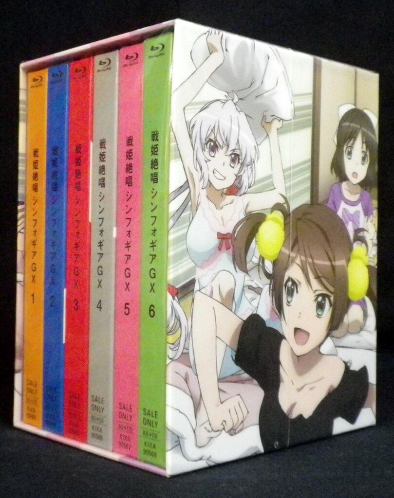 アニメBlu ray ゲーマーズ特典収納BOX付 戦姫絶唱シンフォギアGX Blu 版全6巻セット