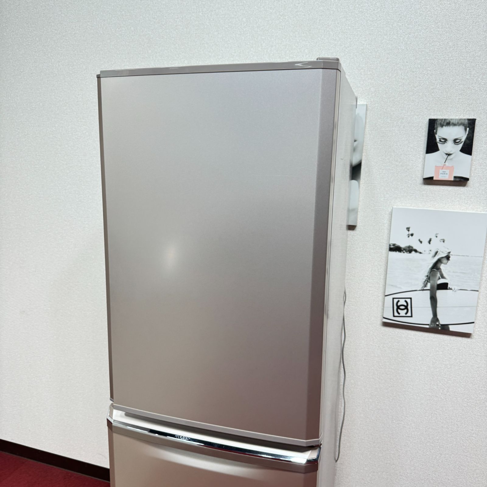 東京23区送料無料　美品三菱冷蔵庫3ドア370L　自動製氷有　MR-C37Y-P 東京23区送料無料 美品三菱3ドア冷蔵庫 2014年製370L製氷有 MR-C37Y-P