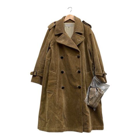 マーガレットハウエル HOWELL コーデュロイ製トレンチコート ダブルブレスト ブラウン系 サイズ2 M相当