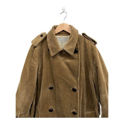 マーガレットハウエル HOWELL コーデュロイ製トレンチコート ダブルブレスト ブラウン系 サイズ2 M相当