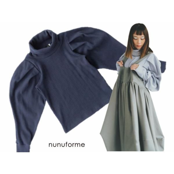 nunuforme ヌヌフォルム ハイネックパフスリーブT タートルニット 1 155 cm 2 163