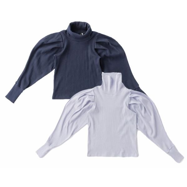 nunuforme ヌヌフォルム ハイネックパフスリーブT タートルニット 1 155 cm 2 163