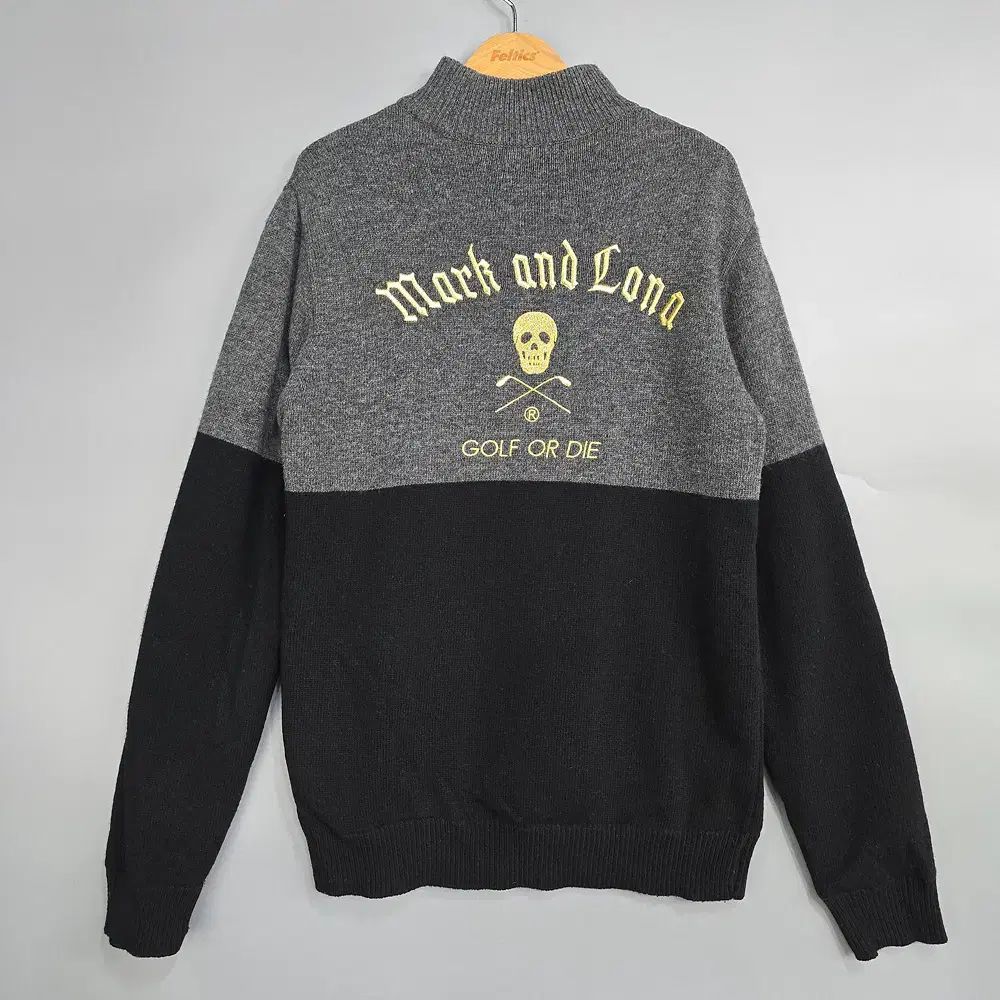 MARK & LONA マークアンドロナ メンズ 防風 ゴルフ ニット セーター L