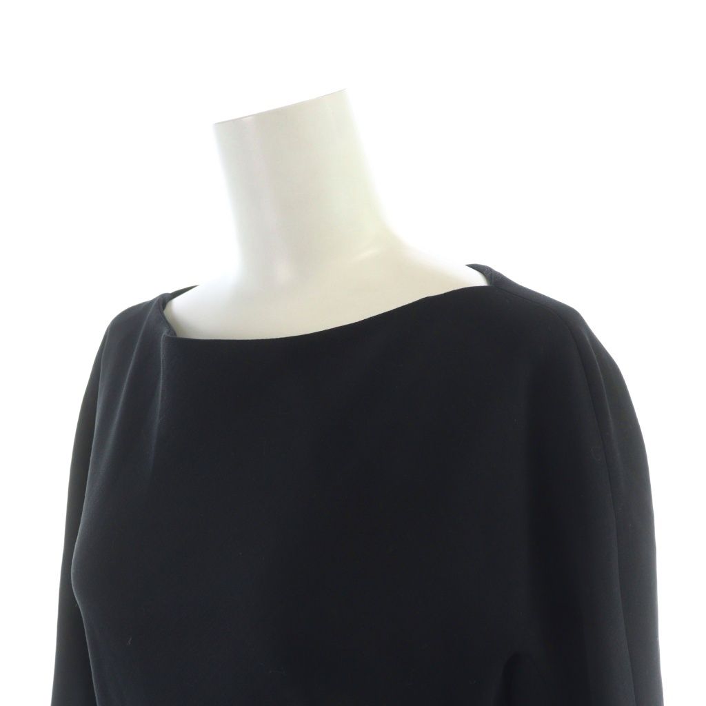 セリーヌ CELINE ロングワンピース ウール 七分袖 ジップアップ フレア