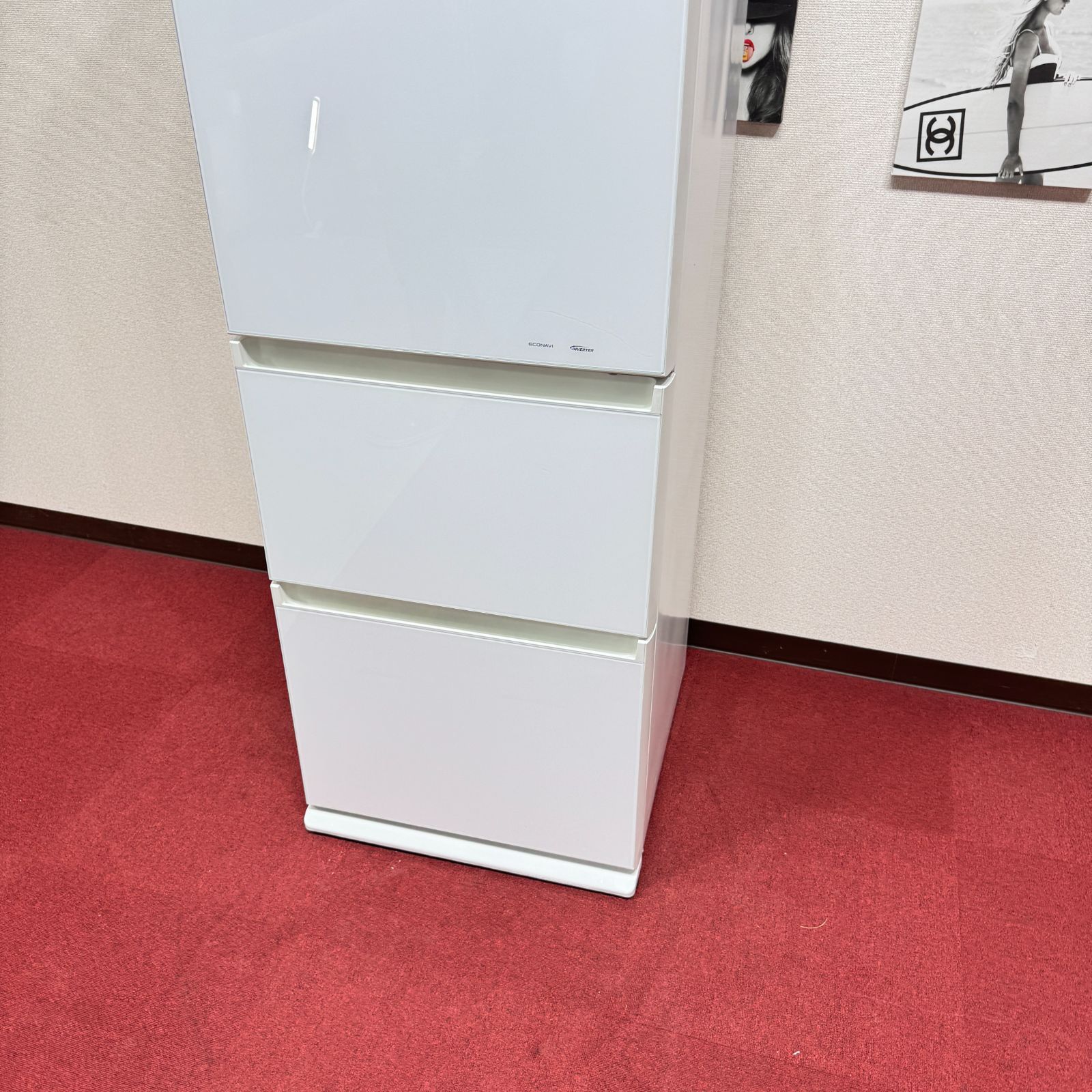 東京23区送料無料 美品パナソニック3ドア冷蔵庫 2016年製365L NR