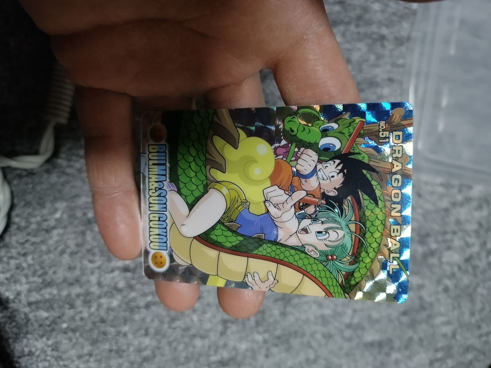 ドラゴンボール グミカード カードダス ブルマ 孫悟空 - メルカリ