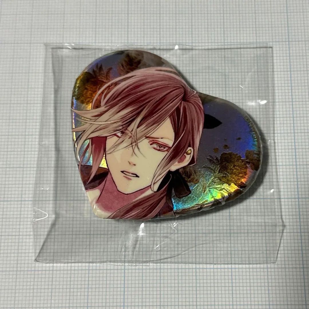 DIABOLIK LOVERS CLUB万魔殿 グリッター缶バッジ無神ユーマ