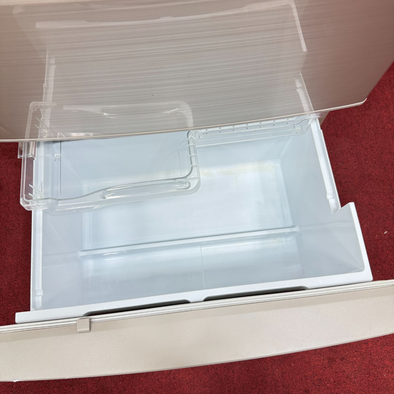 東京23区送料無料 美品三菱6ドア冷蔵庫 2016年製435L製氷有 MR-R44A-F