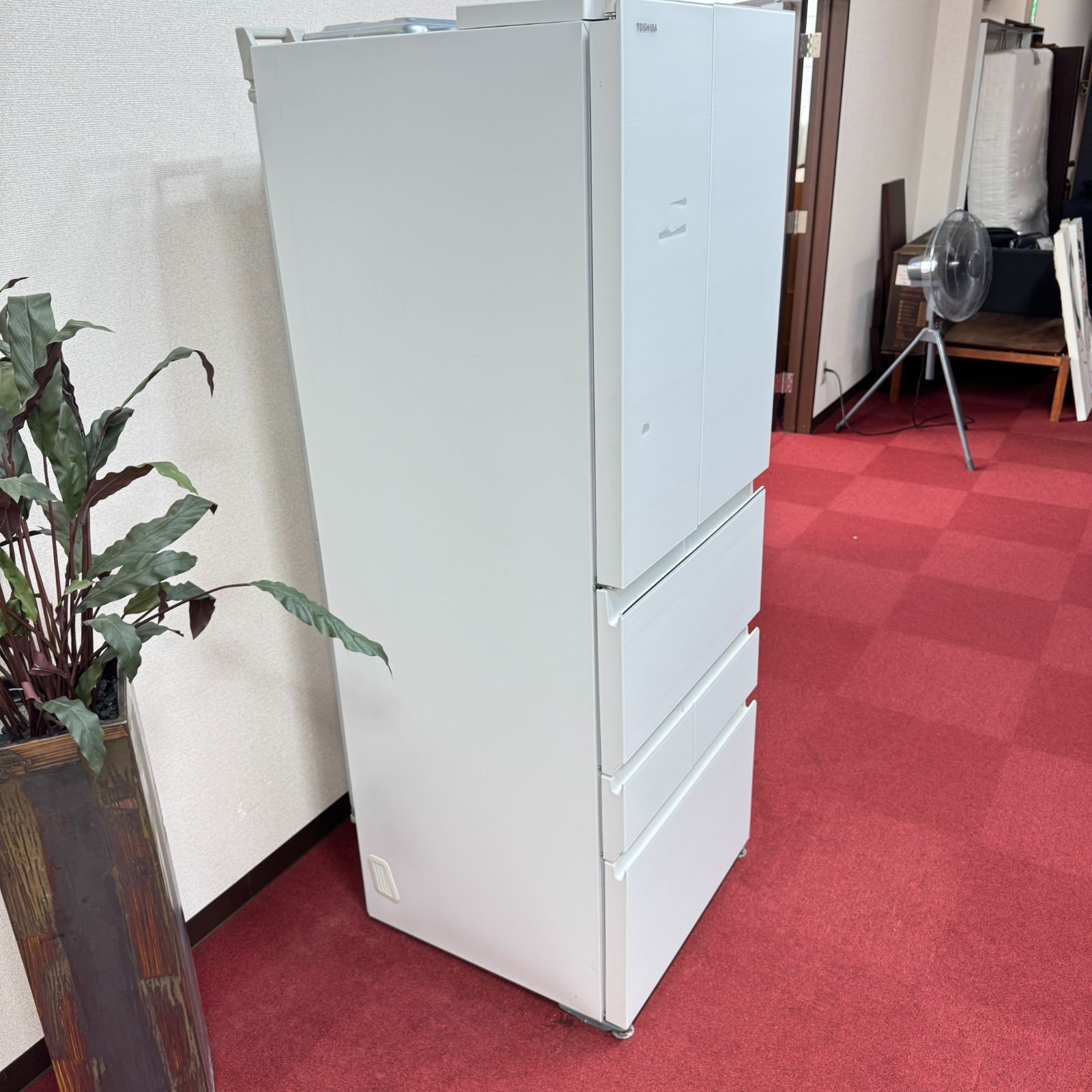 東京23区送料無料 美品東芝6ドア冷蔵庫 2022年製507L 製氷有 GR