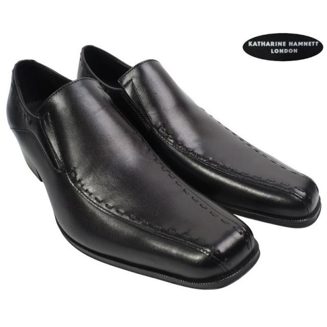 HAMNETT LONDON キャサリンハムネット ロンドン 本革レザー ビジネス シューズ 25 cmブラウン BRW 3801