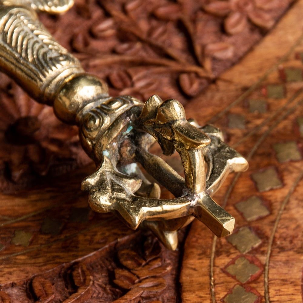 チベット密教法具 文殊菩薩の利剣 - ガドゥガ - 38cm / ガドゥガ 宝剣