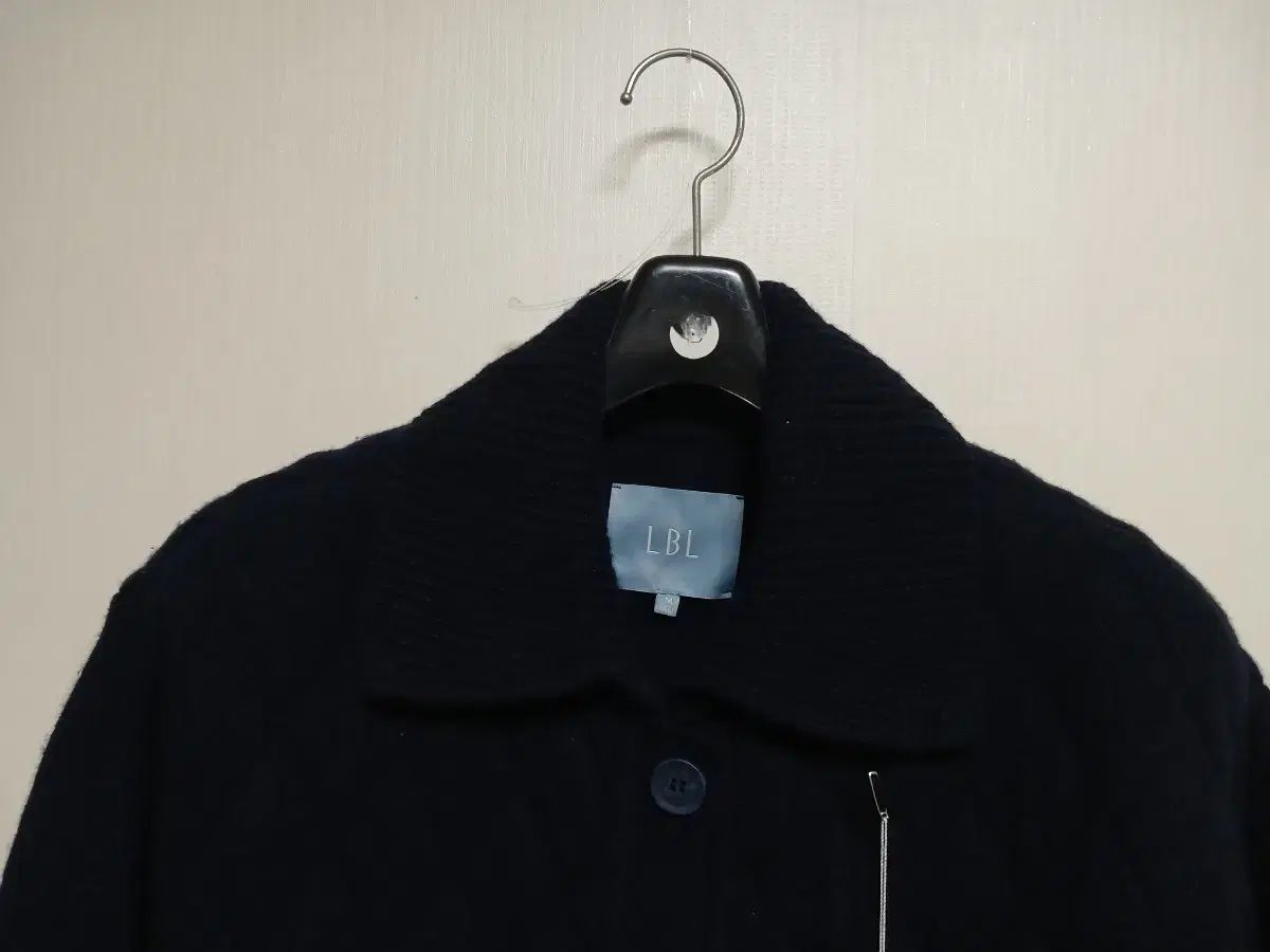 LBL ネイビー キルティング ニット ジャケット
