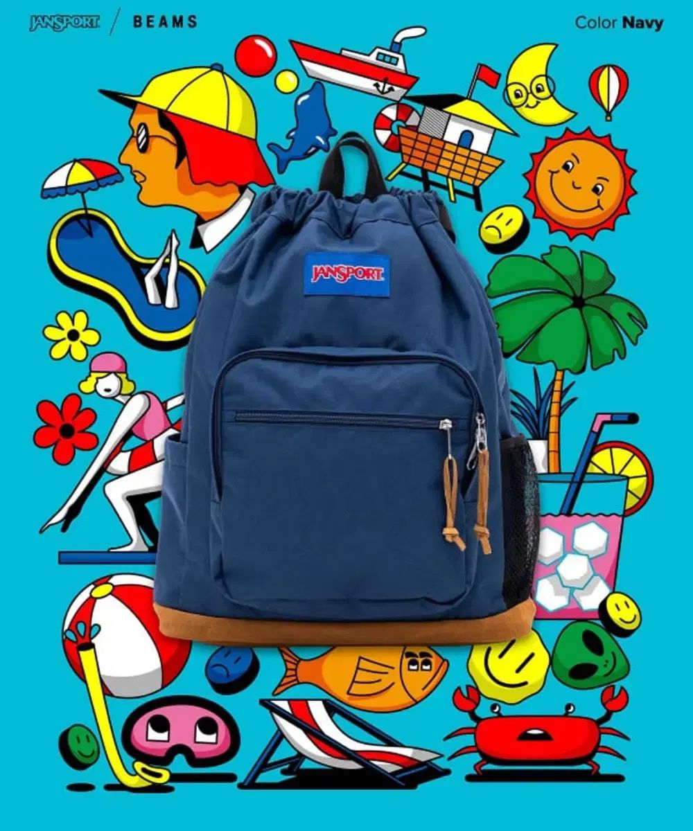 BEAMS x JANSPORT 빔즈 ジャンスポーツ 別注 バックパック ユン スンア
