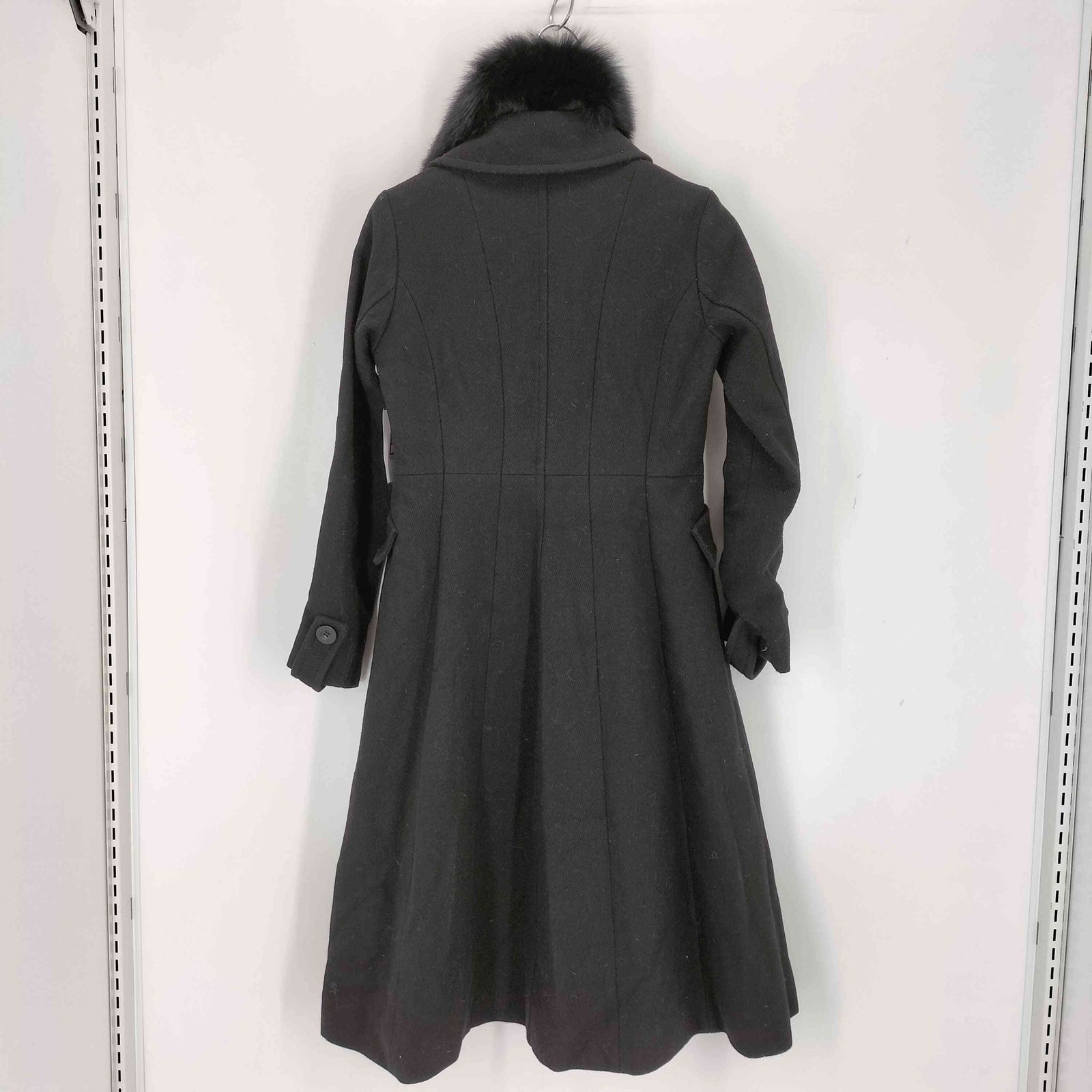 ルイルエブティック RUIRUE BOUTIQUE フォックスファー ダブルブレストコート レディース JPN M