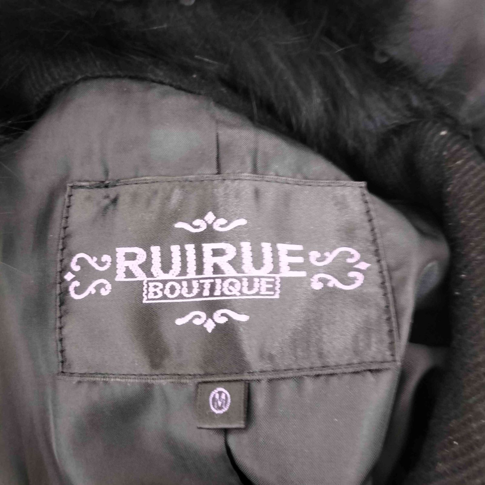 ルイルエブティック RUIRUE BOUTIQUE フォックスファー ダブルブレスト