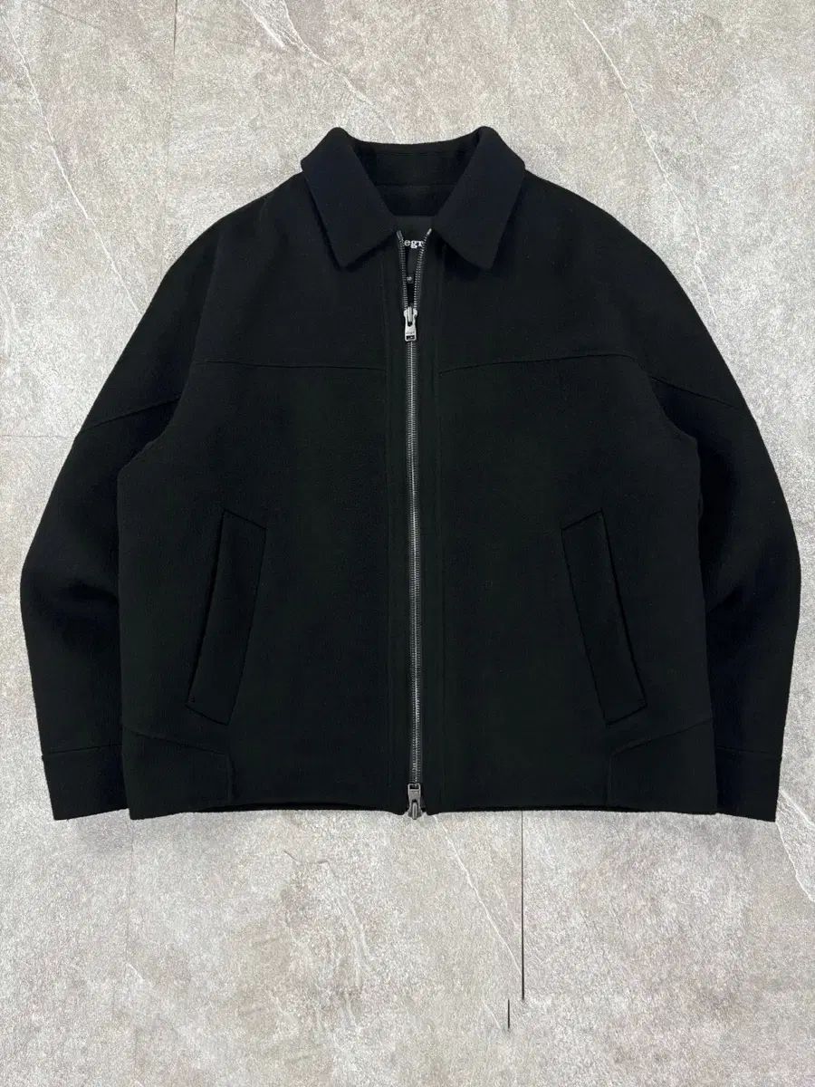 allege ウール カシミア ブラック ブルゾン ジャケット