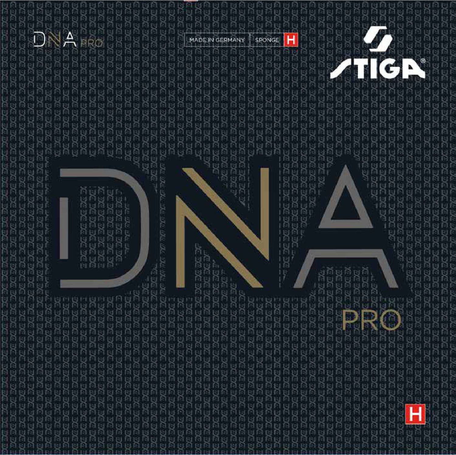 スティガ STIGA 卓球 テンション系裏ソフトラバー DNA プロ H 黒 特厚  1712030121 ブラック