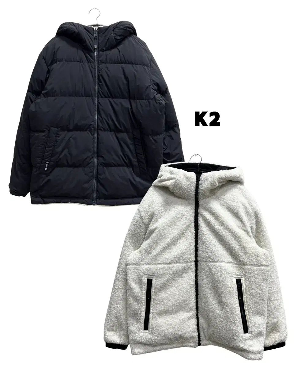 衣類 K2 ビション シェルパ シープスキン フリース リバーシブル グース