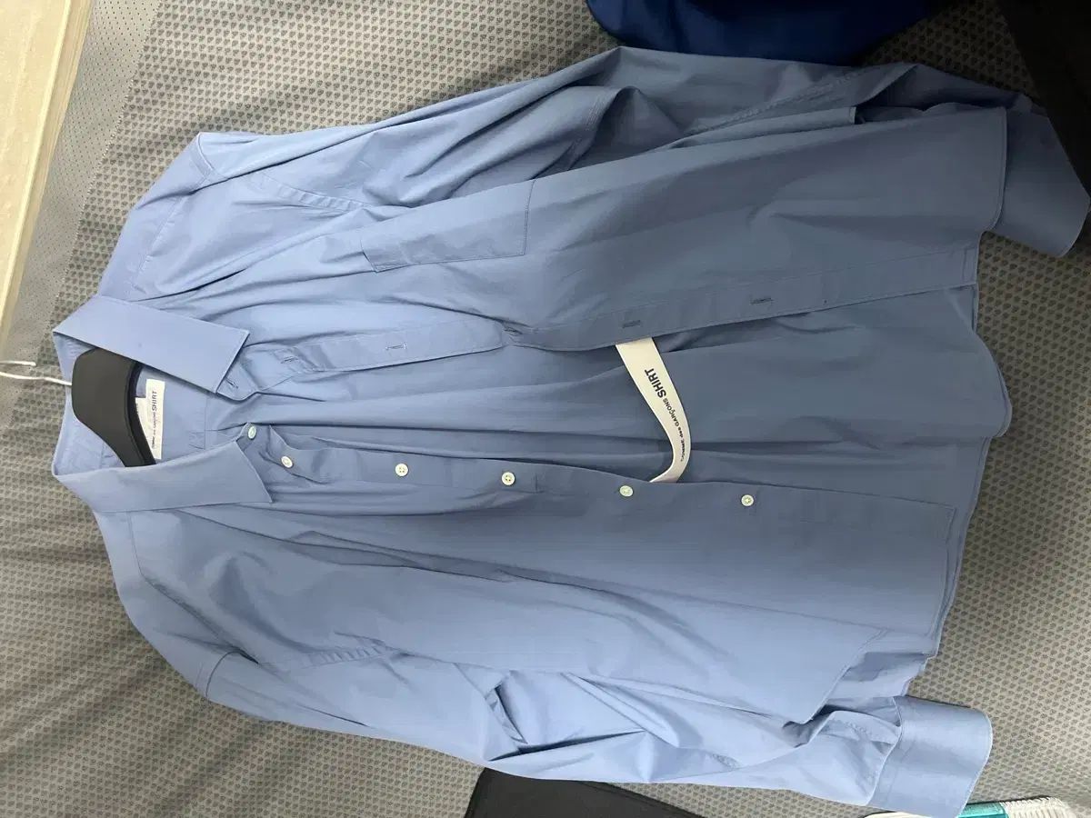 VETEMENTS x COMME des GARCONS ヴェトモン コム デ ギャルソン バンディング シャツ アイスブルー