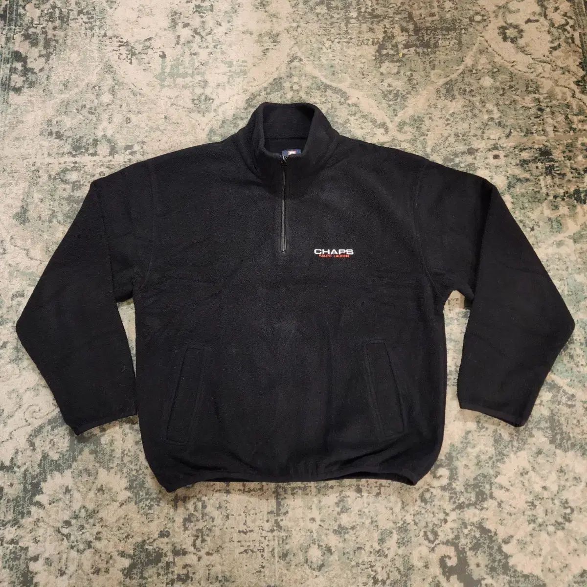 90 s ポロ CHAPS by ralph lauren フリース ハーフジップアップ