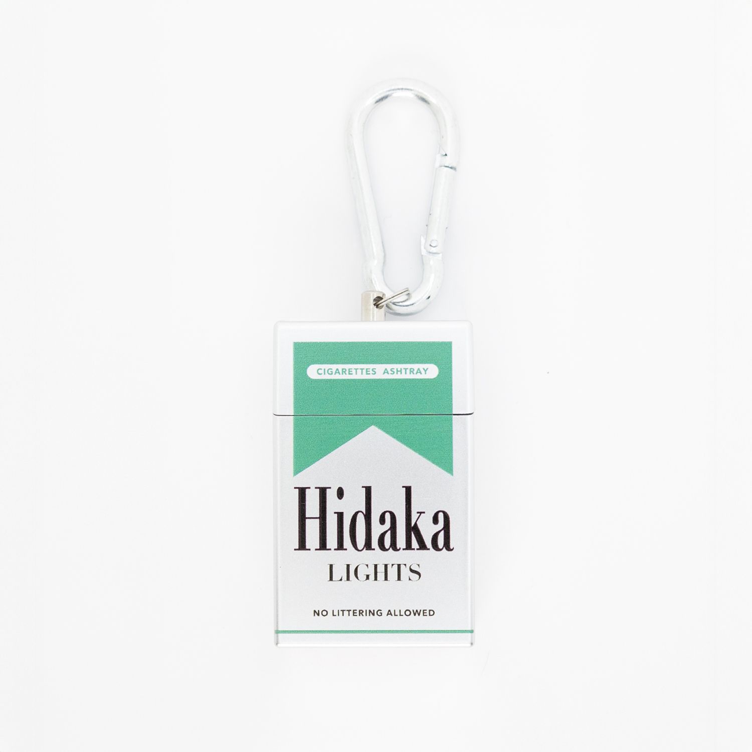 HIDAKA PORTABLE ASHTRAY - MARLBORO GREEN 携帯灰皿 ポータブル アッシュトレイ キーリング キーホルダー カラビナ グリーン