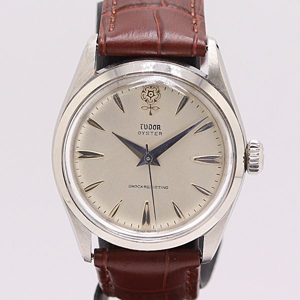 デットストック級 稼働 チュードル オイスター 7934 手巻 シルバ―文字盤 メンズ腕時計 5398800 12 BGT MTY