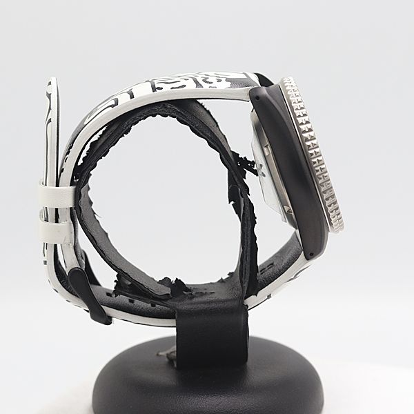 稼働 セイコー 5スポーツ オートモアイ コラボ 4 R 36-09 Z 0 AT 自動巻 黒文字盤 メンズ腕時計 7671200 12 GTG SMZ