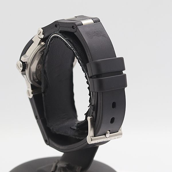  稼働 ブルガリ ディアゴノ DG 29 SV O 2382 QZ ブラック文字盤 レディース腕時計 3119600 12 KHT SMZ 腕時計(クォーツ) 腕時計(アナログ)