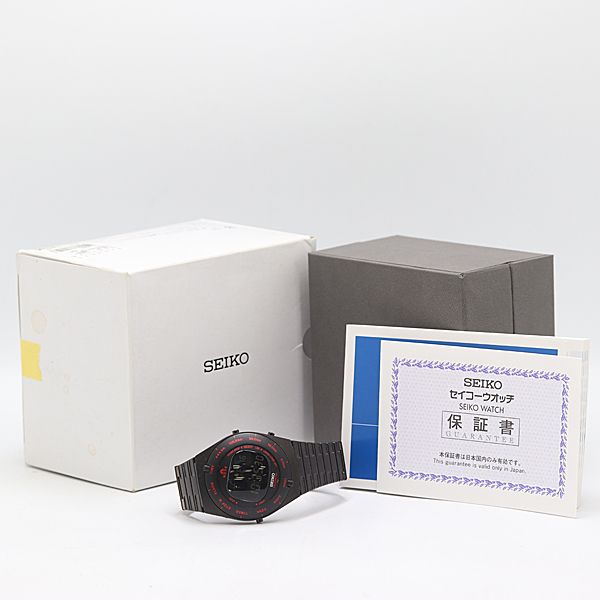  保 稼働 セイコー ジウジアーロ ドライバーズ A 825 00 J 0 QZ デジタル文字盤 メンズ腕時計 2000000 12 NBG SMZ 腕時計(デジタル) 時計