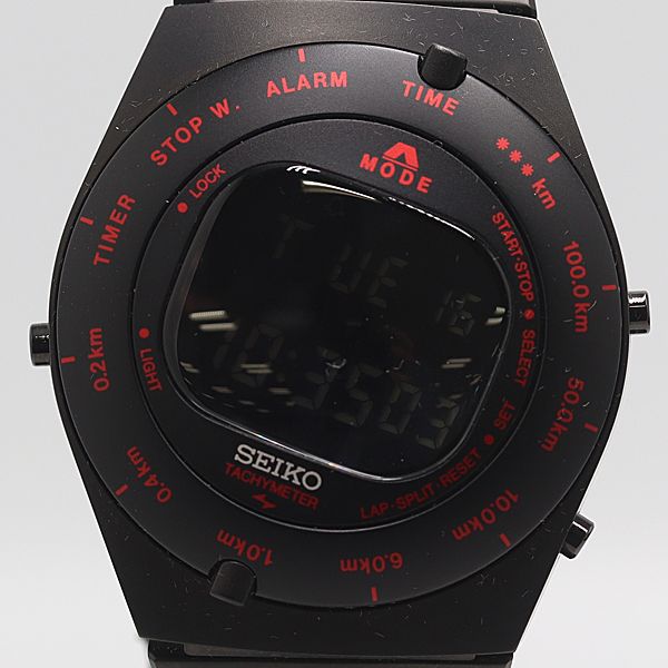 新品同様 保/箱付 稼働 美品 セイコー ジウジアーロ ドライバーズ A825