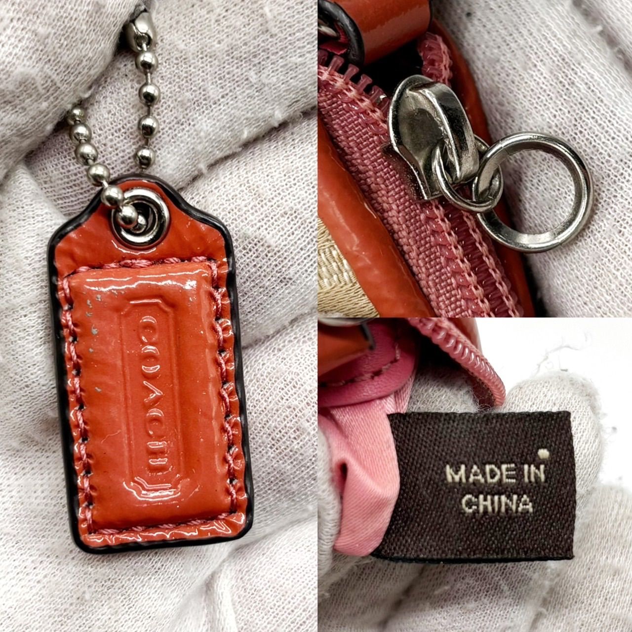 レッド（赤）系 Coach SIGNATURE(コーチ シグネチャー) バッグ・カバン 