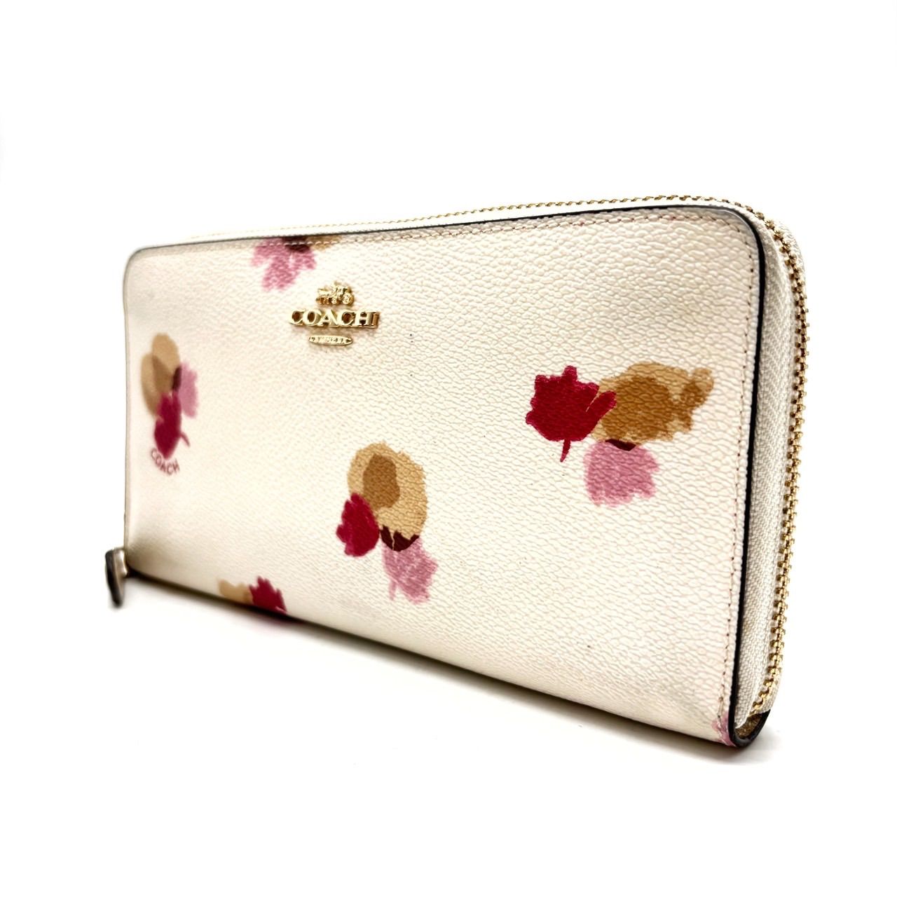 ✨良品✨ COACH コーチ 長財布 ロングウォレット ラウンドファスナー 
