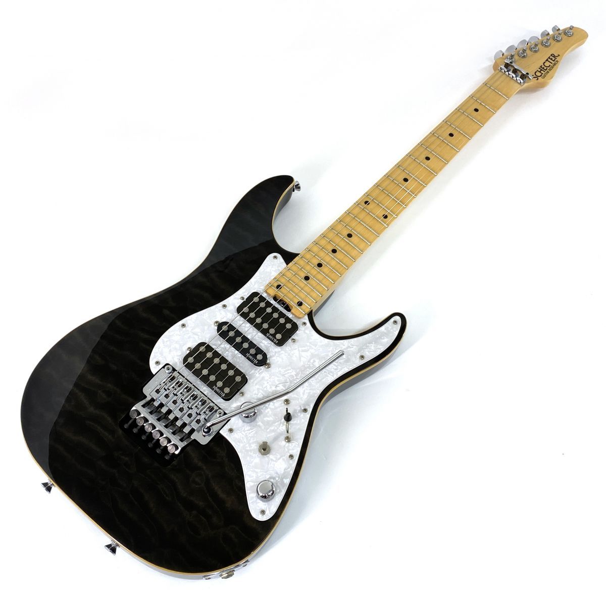 Schecter シェクター SD-2-24 BW STBK M シースルーブラック エレキギター