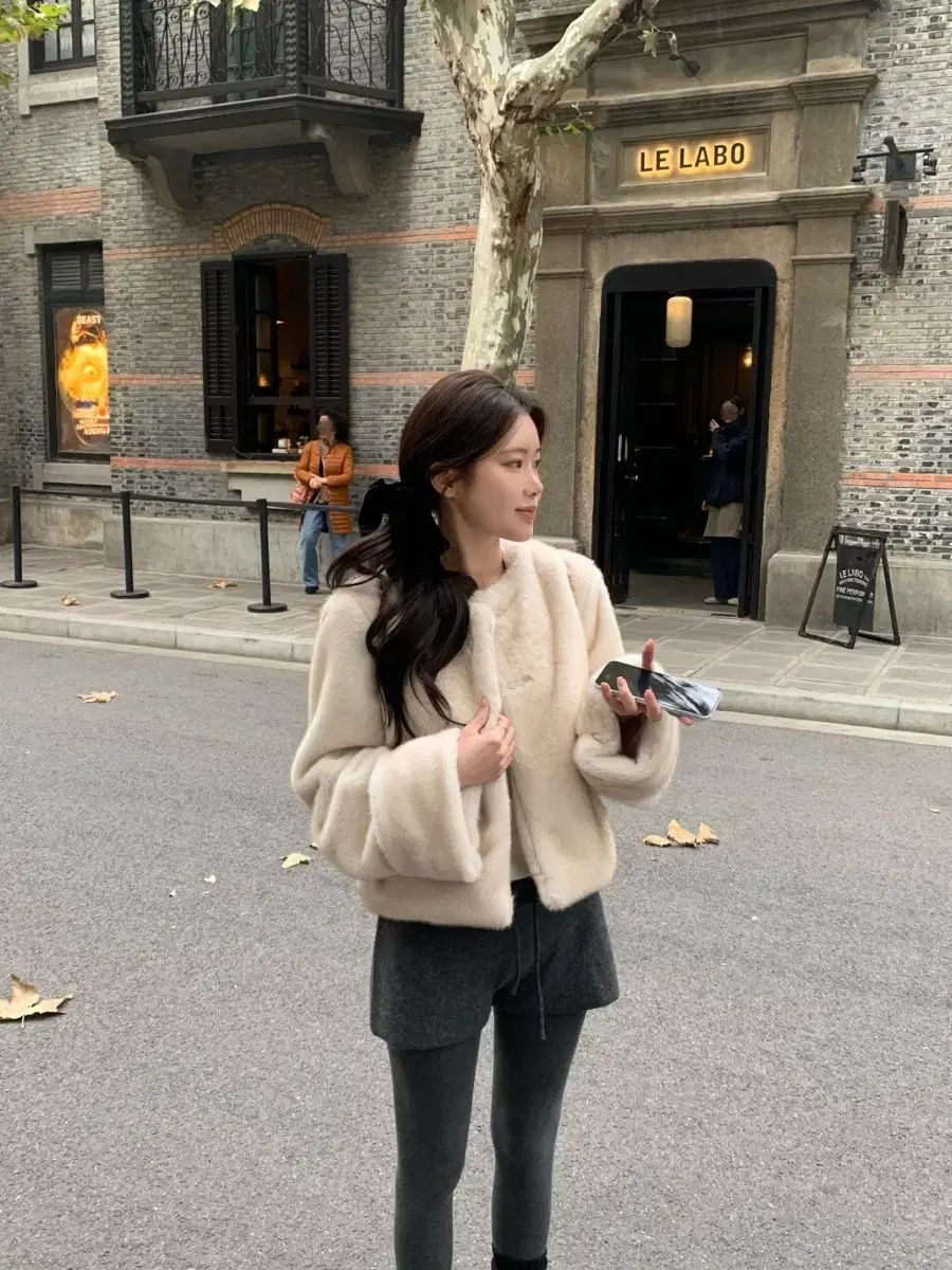 ウール セブンネット 7 NET ファー ジャケット