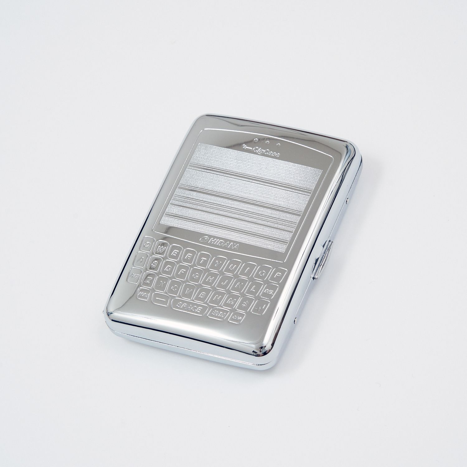 HIDAKA CELLPHONE CIG CASE SILVER シガレットケース 煙草入れ ウォレット シルバー