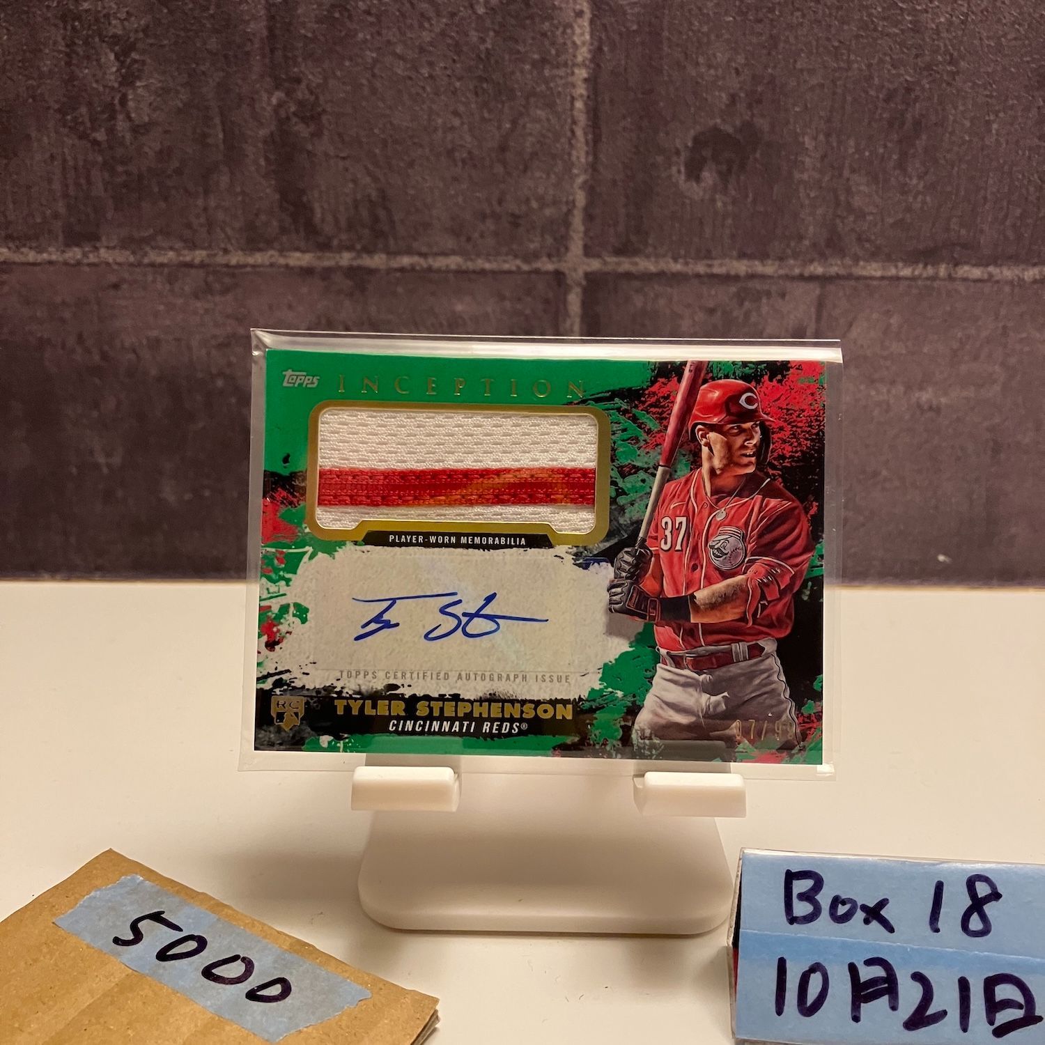 2021 Topps Inception Tyler Stephenson 07/99 直筆サインカード