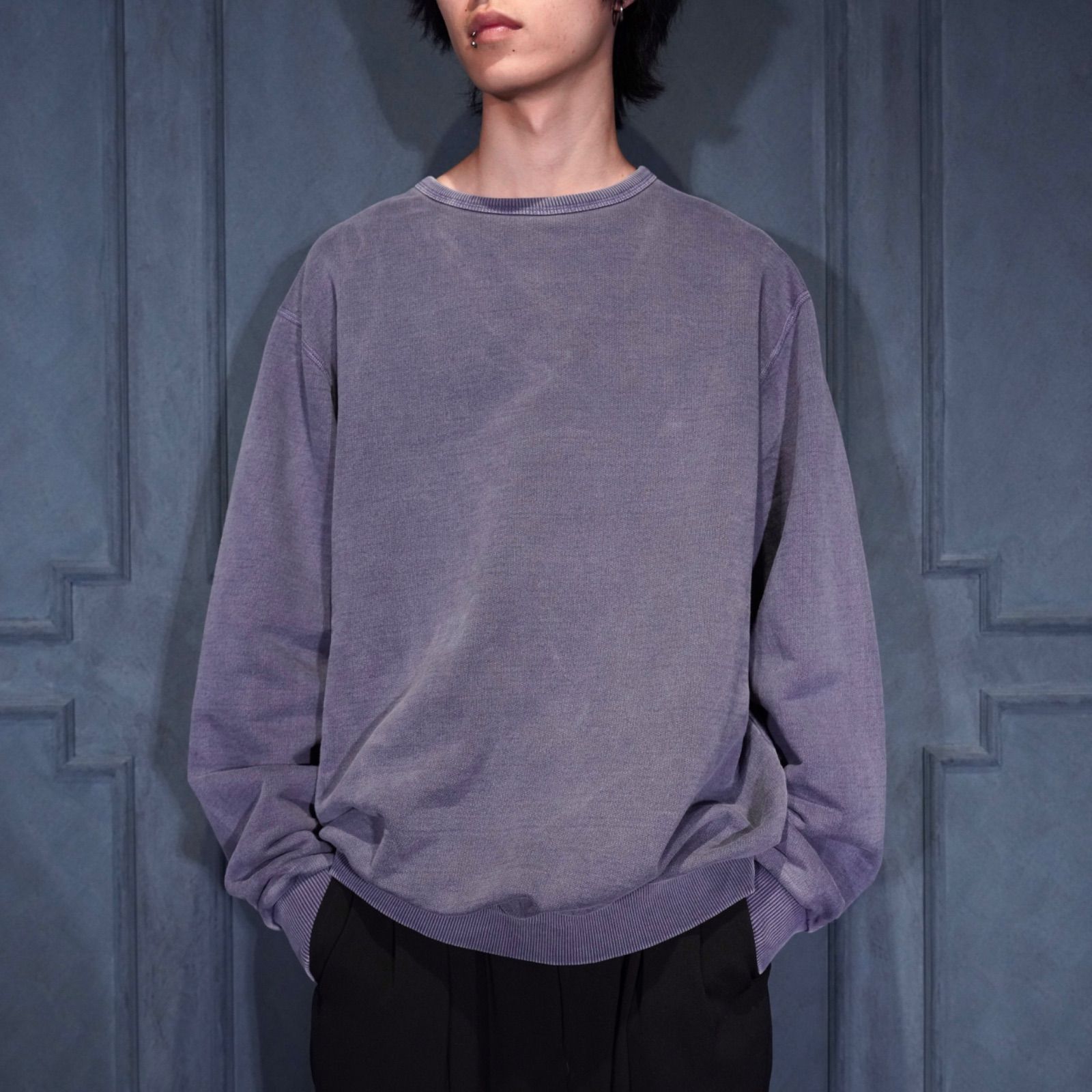USA VINTAGE WINDRIVER FADED DESIGN RIB SWEAT SHIRT/アメリカ古着 