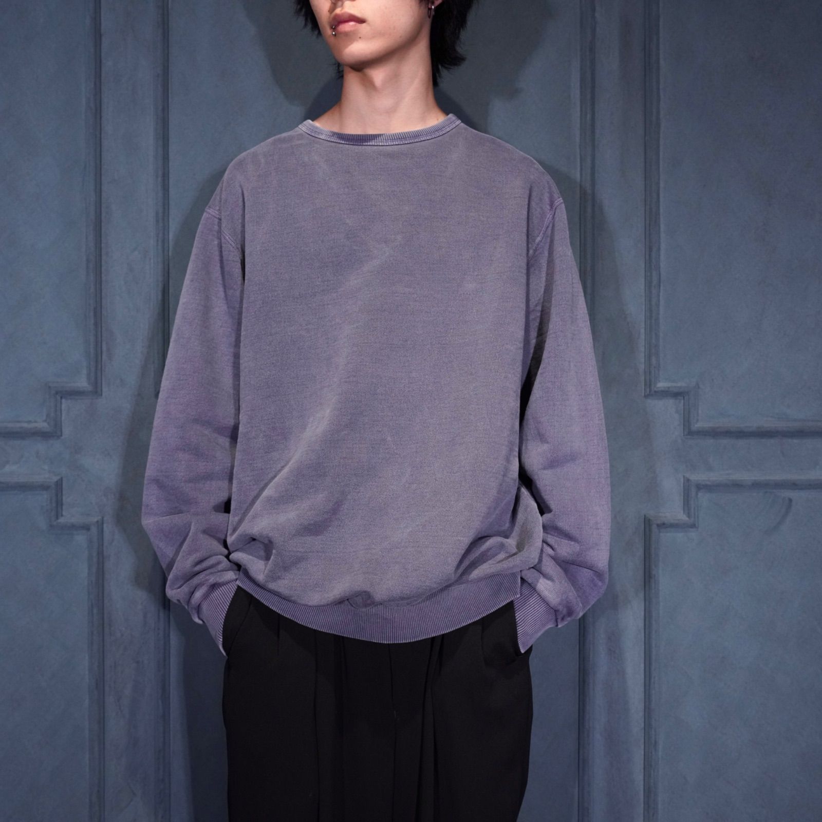 USA VINTAGE WINDRIVER FADED DESIGN RIB SWEAT SHIRT/アメリカ古着 