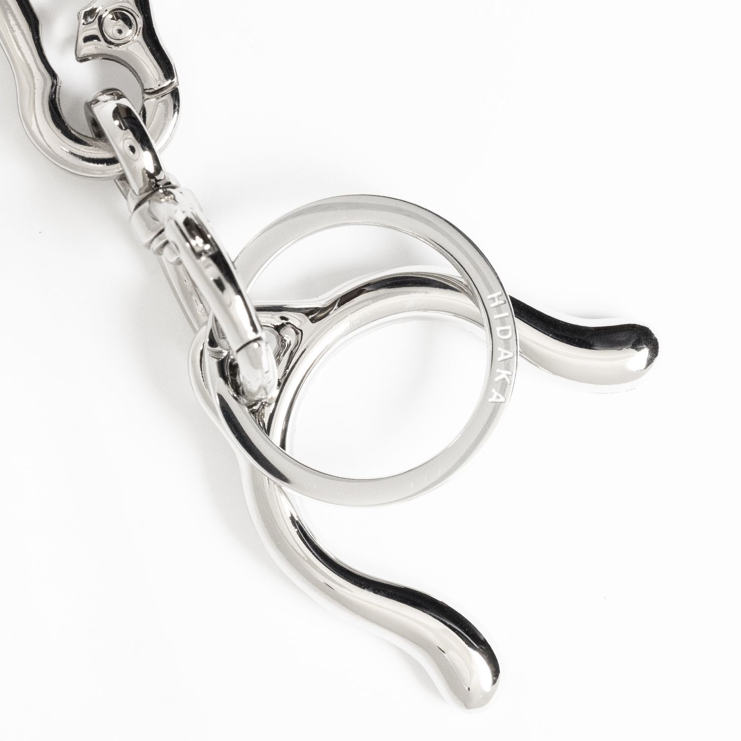 HIDAKA PET BOTTLE HOLDER SILVER ペットボトルホルダー キーリング キーホルダー シルバー