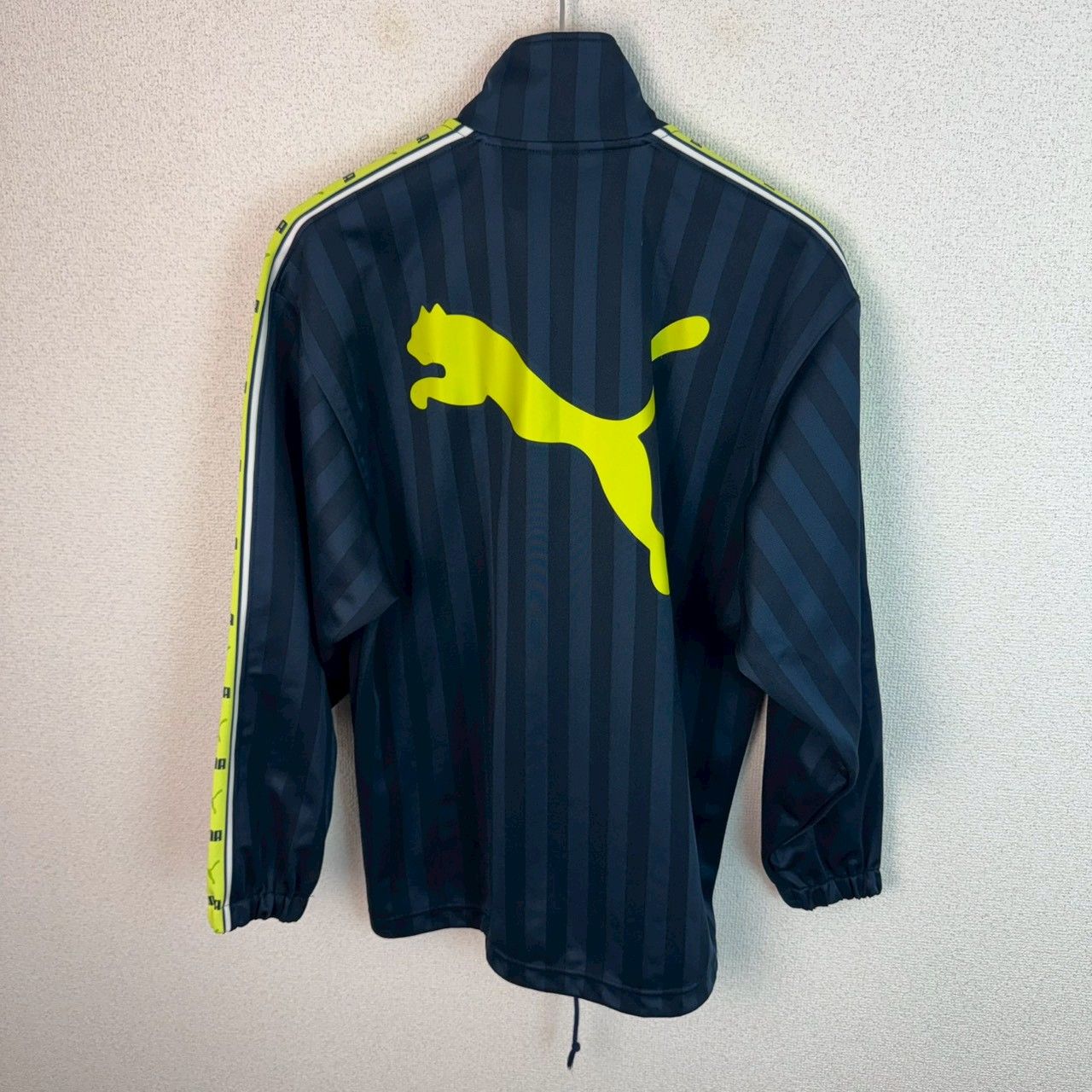 PUMA プーマ トラックジャケット ジャージ ラインテープ ネイビー SS