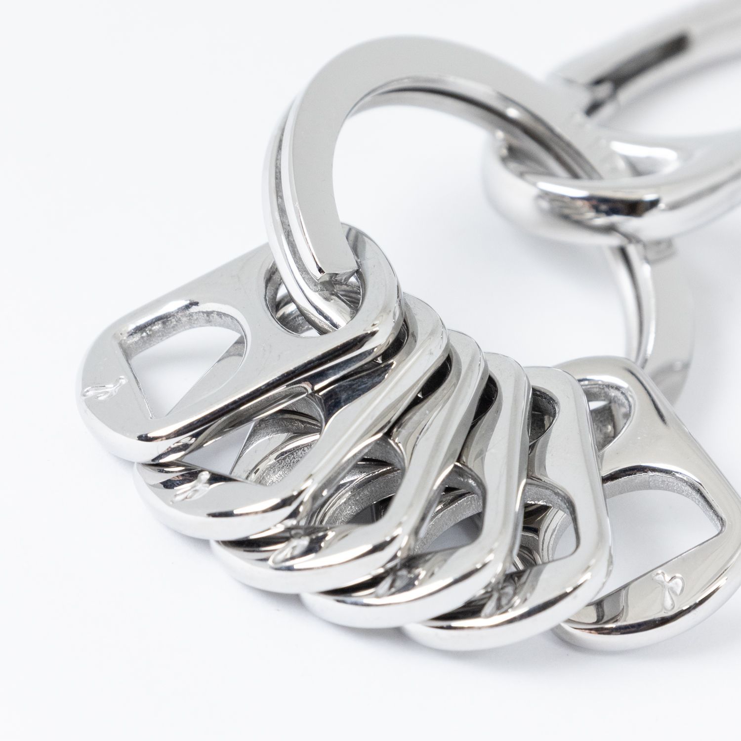 HIDAKA PULL TAB SHOE CHARM SILVER キーリング キーホルダー プルタブ カラビナ シルバー