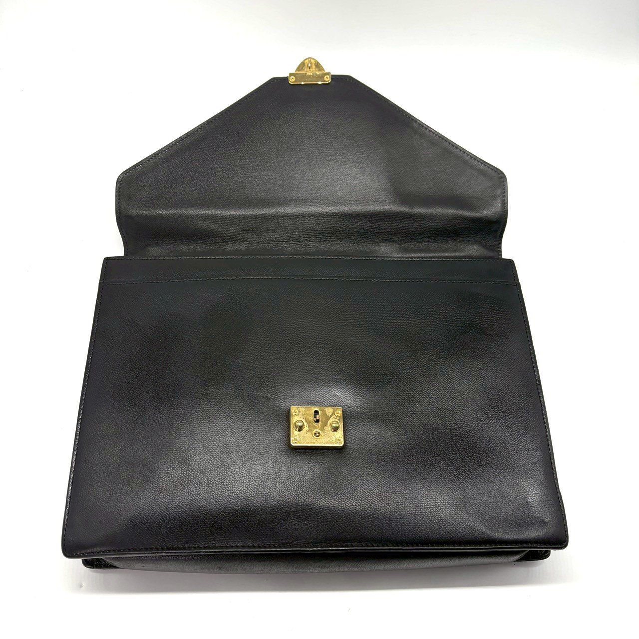 イヴサンローラン　ダレスバッグ　ブリーフケース　YSL 黒 イヴサンローラン ダレスバッグ ブリーフケース YSL 黒 イヴサン