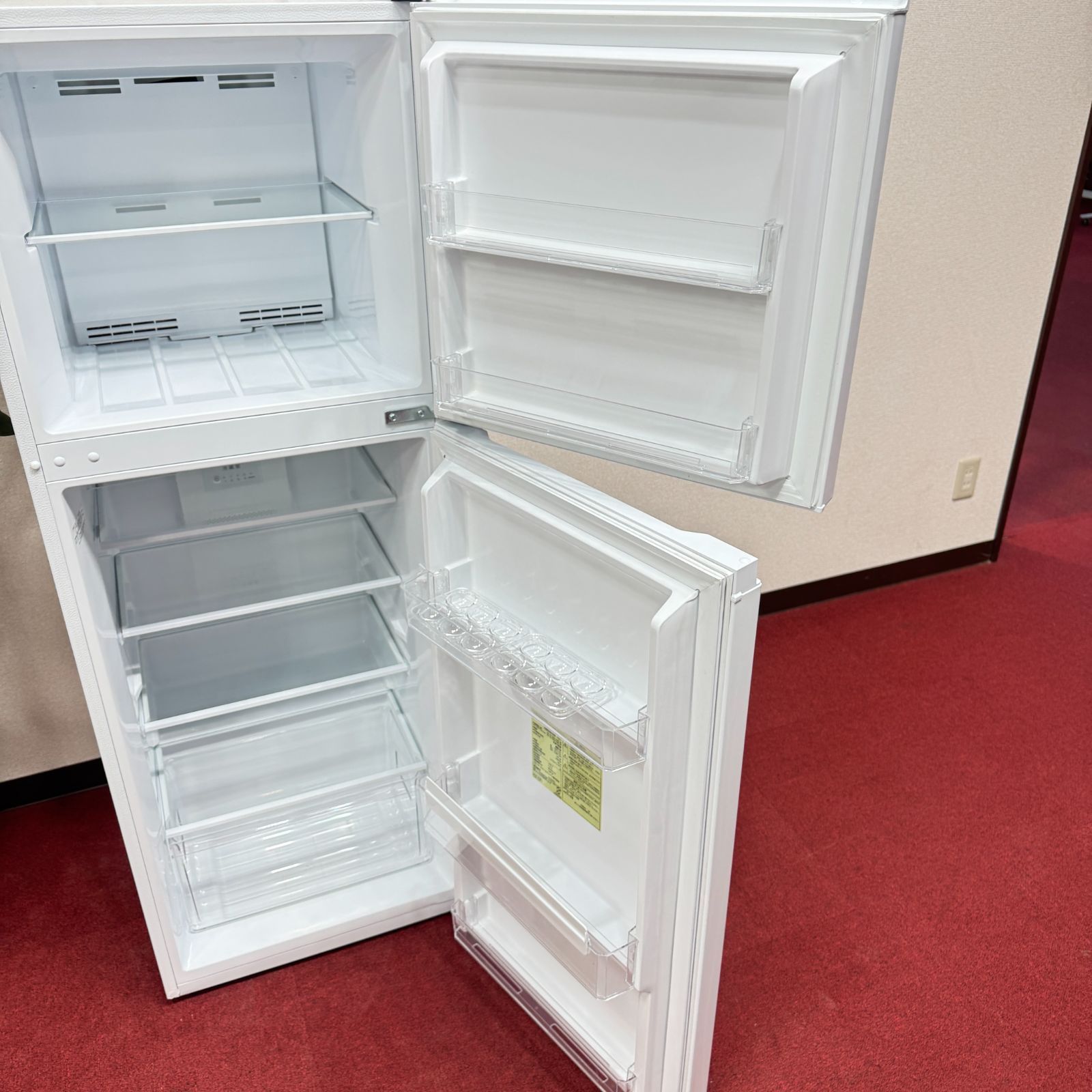 東京23区送料無料 美品ヤマダ2ドア冷蔵庫 2021年製236L YRZ-F23H1 洗浄